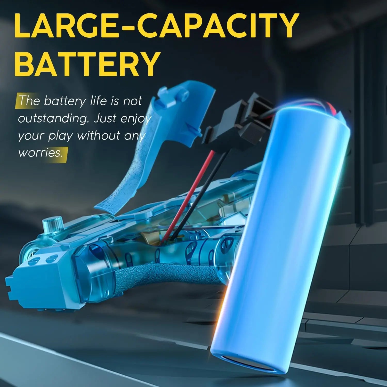 Ultimate Battle Water Gun Powerful Electric Water Gun, Water Blaster Automatic Squirt Gun with Glowing Muzzle 320Cc High Capacity, up to 32 FT Range, Outdoor Summer Party Toy Outdoorfun for Adults &Kids Toys #Summervibes