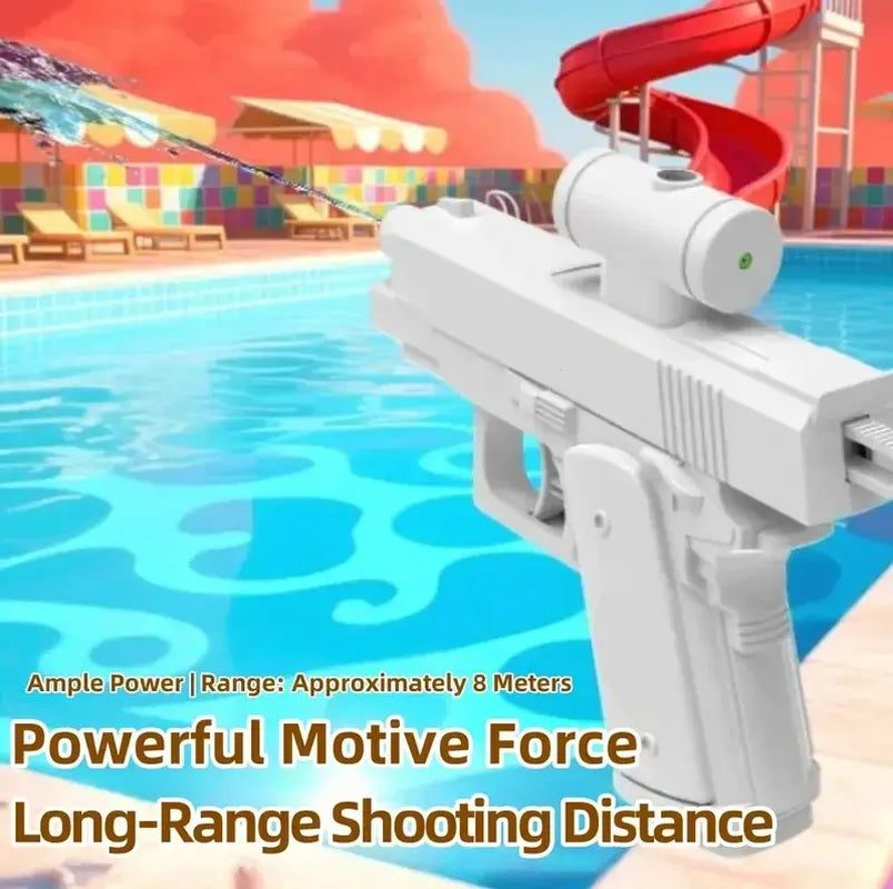 Prankwatergunwater Gun Waterblaster,Largecapacityoutdoor Water Cannontoy,Automatic Water Gun Range: 8Meters
